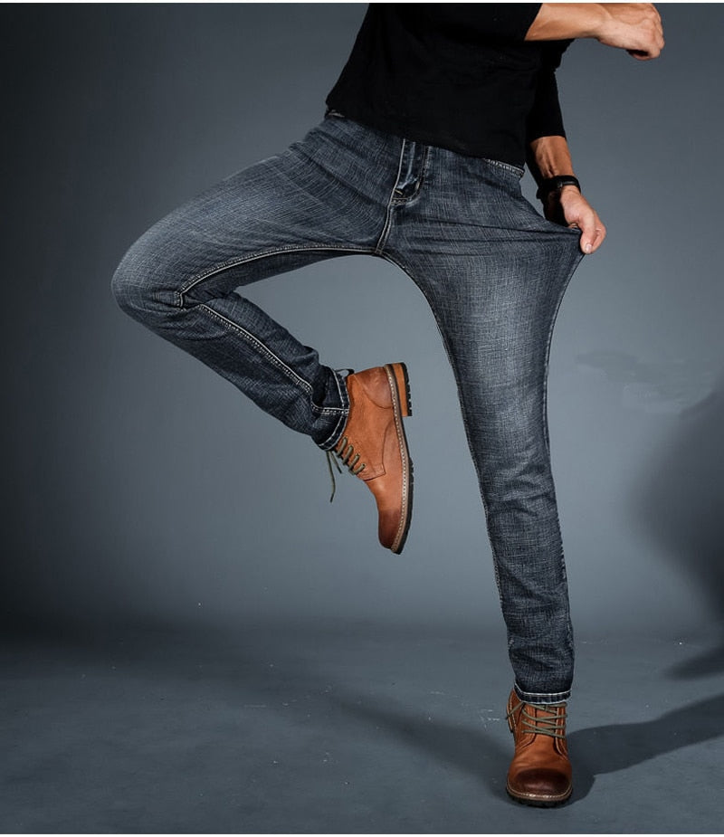 Slim-Fit Stretch-Cotton Jeans