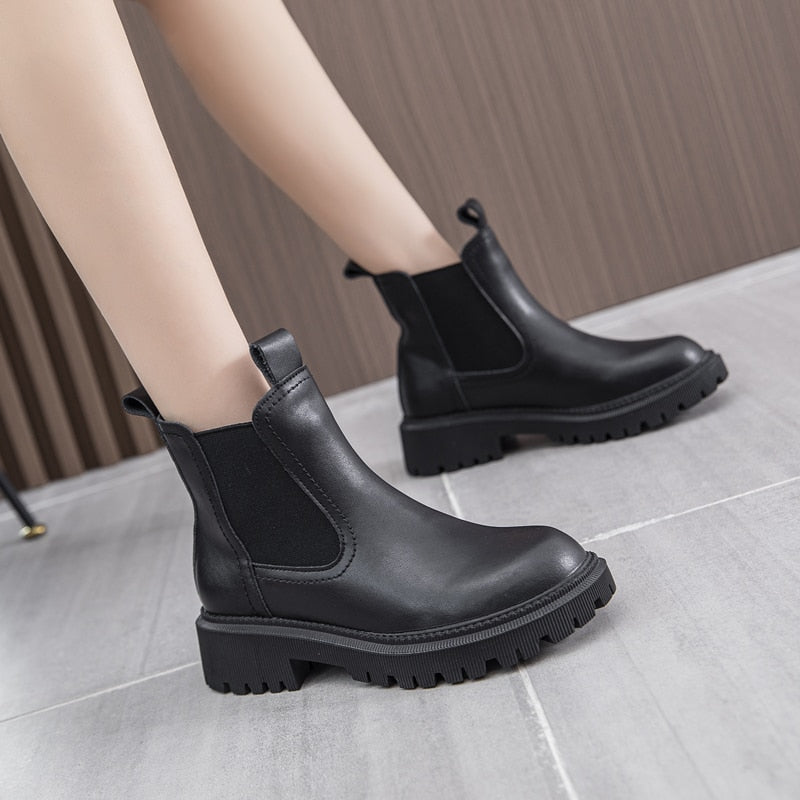 Leather Chelsea Boots - Shop with Ameera