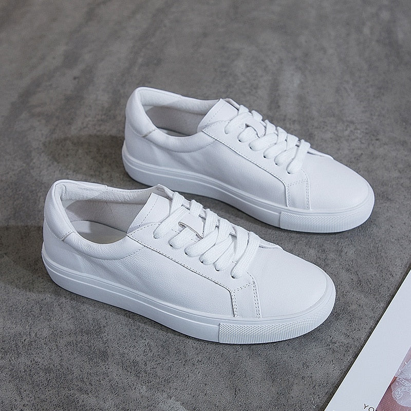 Minimalist Low Top Sneakers - Shop With Ameera