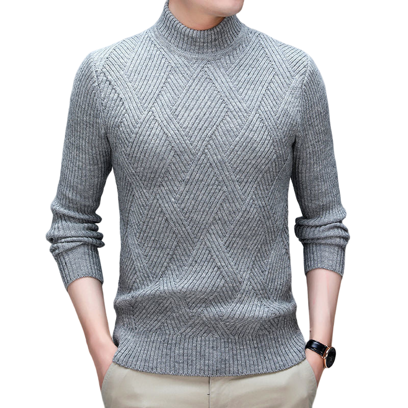 Mock Knitted Sweater - Shop with Ameera