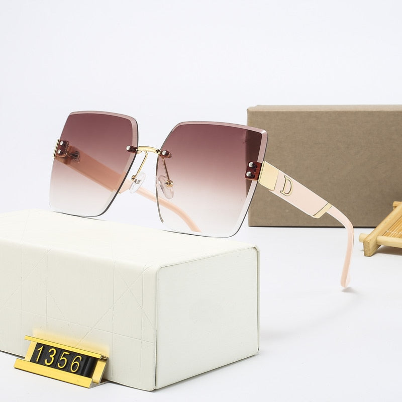 Rimless Square Sunglasses - Shop With Ameera